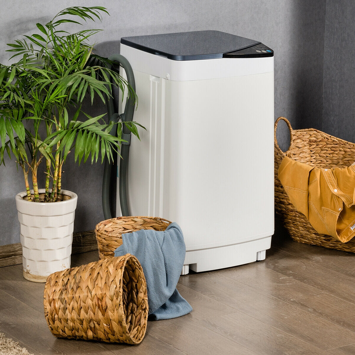 Full-Automatic Washing Machine with Built-in Barrel Light
