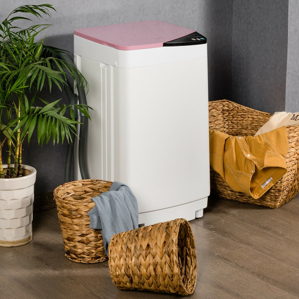 Full-Automatic Washing Machine with Built-in Barrel Light