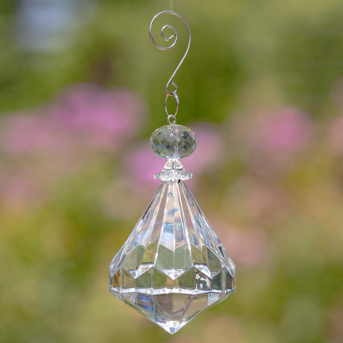 Set of 6 Assorted 5.5" Long Diamond Shaped Acrylic Decor