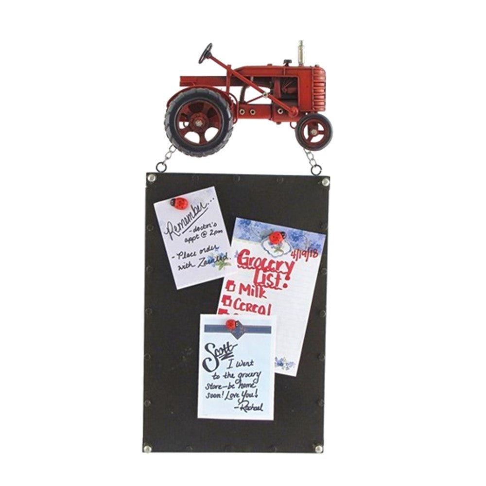 Hanging Tractor Magnetic Note Board