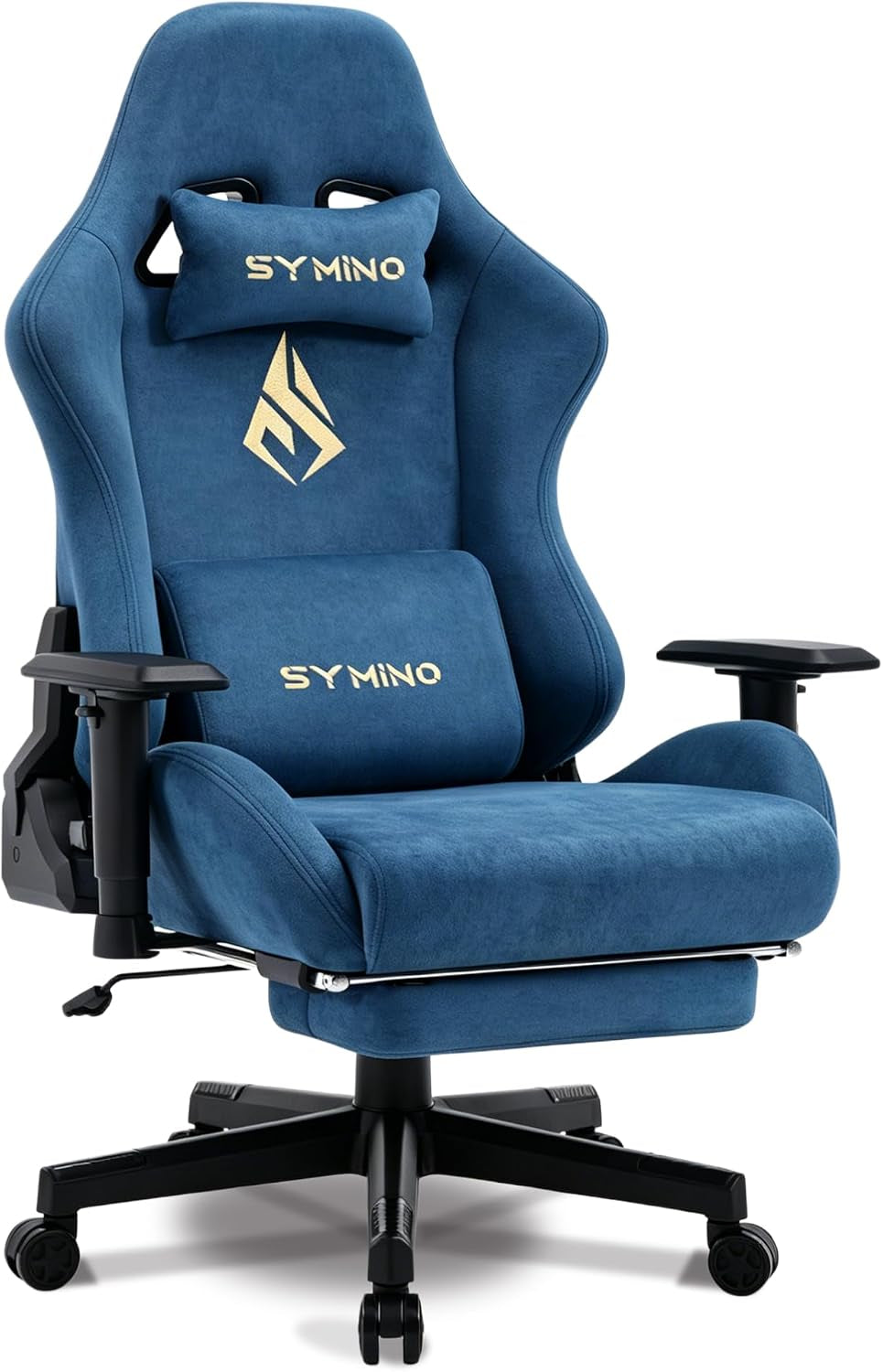 Symino Gaming Chair, High Back Ergonomic Office Chair with 2D Adjustable Armrests, 150° Recline, Breathable, gallery view 20