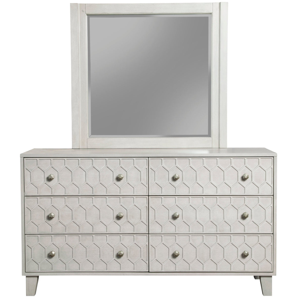 Denver Six Drawer Dresser, Gray