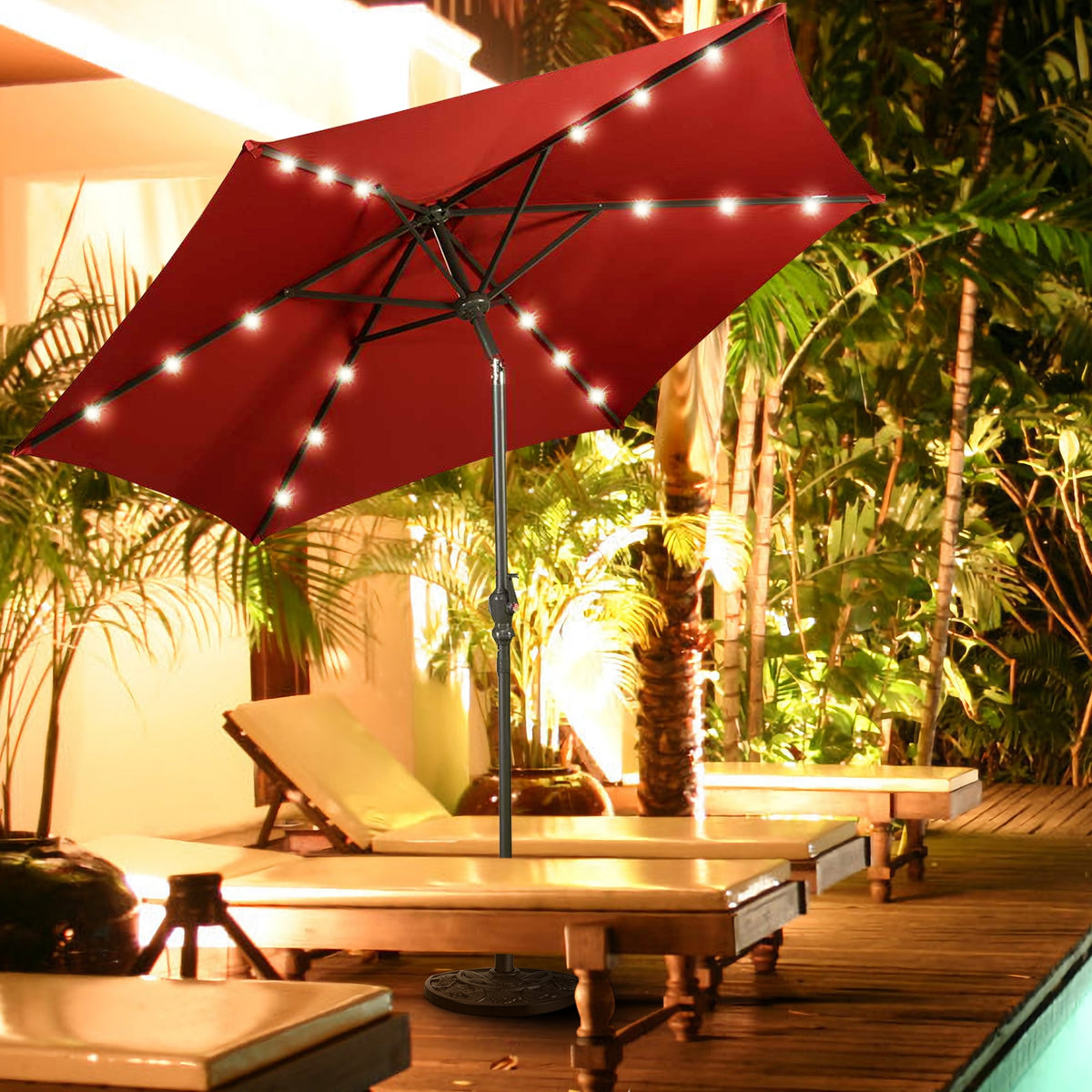 20 Inch Outdoor Patio Half Round Umbrella Base