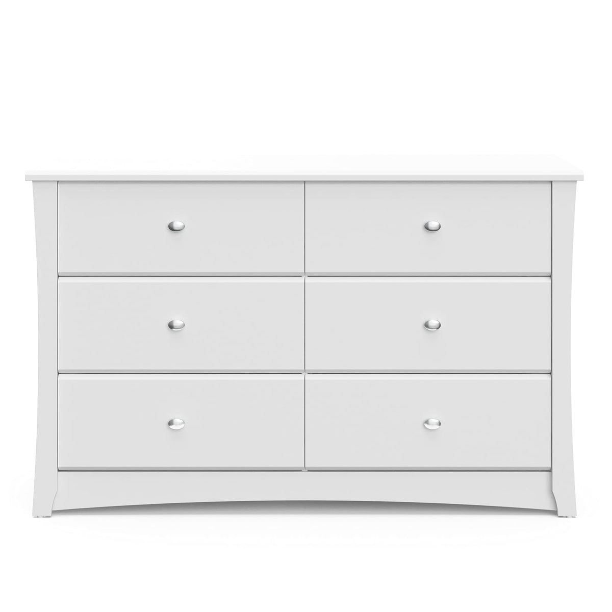 Storkcraft Crescent 6-Drawer Dresser, White