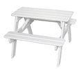 Little Colorado Child's Picnic Table- White