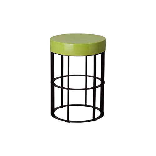 Emissary Home & Garden 2526BK/AG Stool, Black/Green