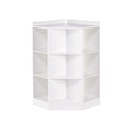RiverRidge 02-144 6-Cubby, 3-Shelf Kids Corner Cabinet, White