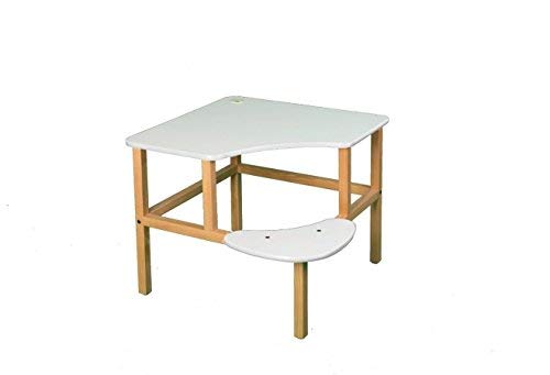 Adventure Series 23" Children's Corner Writing Desk Edge Trim Color: White, Surface Color: White