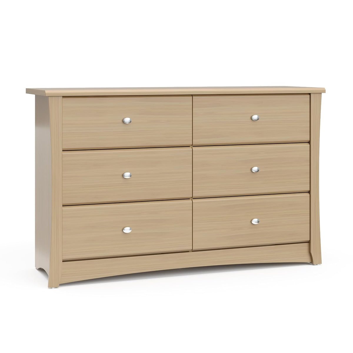 Storkcraft Crescent 6-Drawer Dresser, White