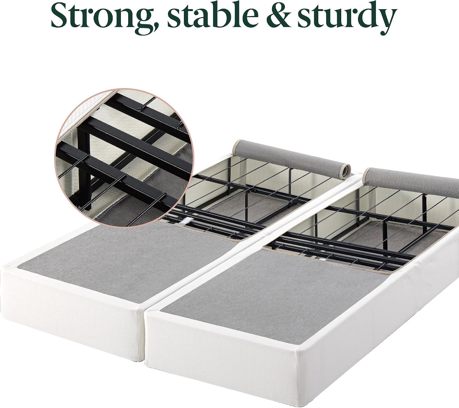 Sequence image showing the folding foundation unlocking and unfolding into position from a compacted state