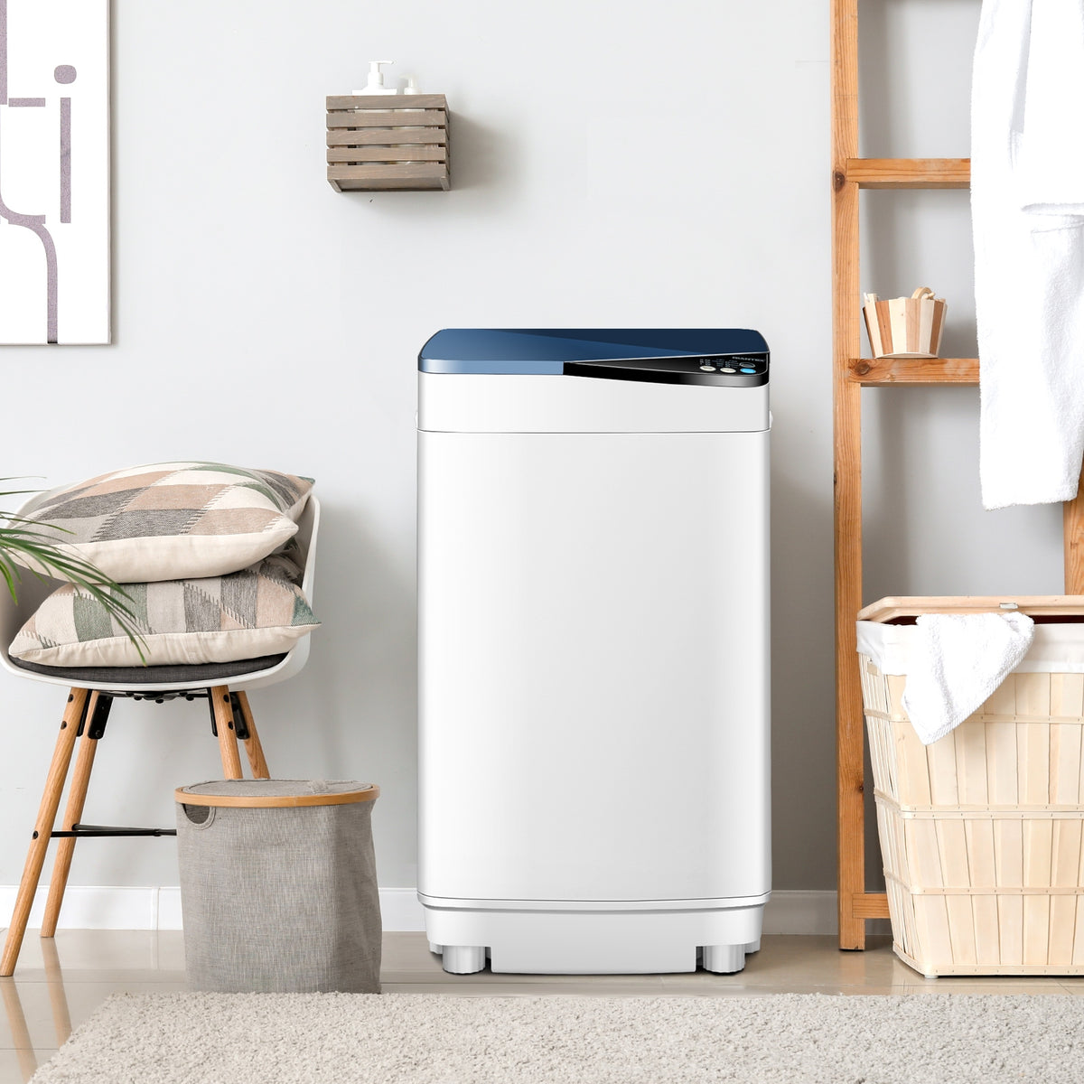 Full-Automatic Washing Machine with Built-in Barrel Light