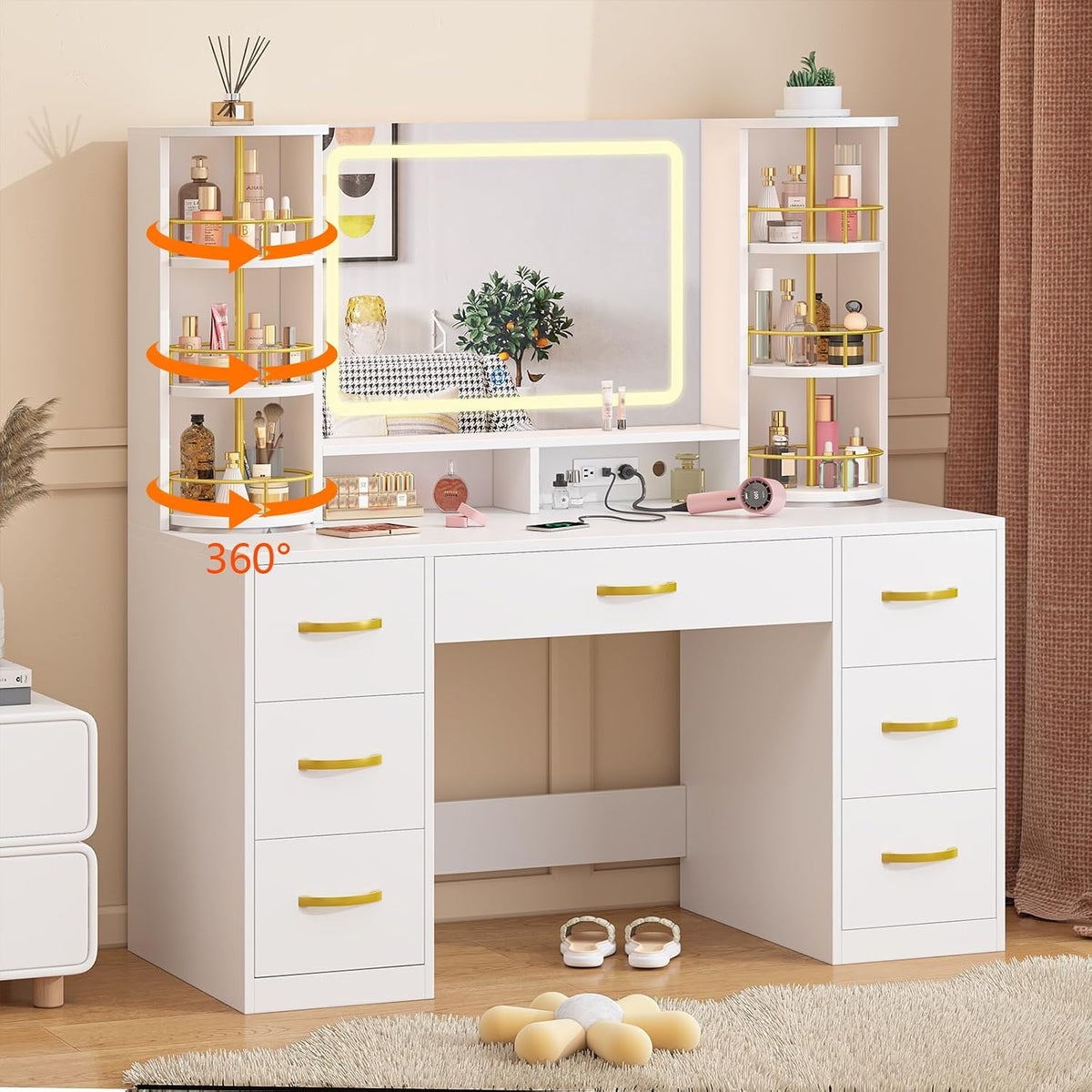 Bedroom Vanities & Makeup Tables, gallery view 12