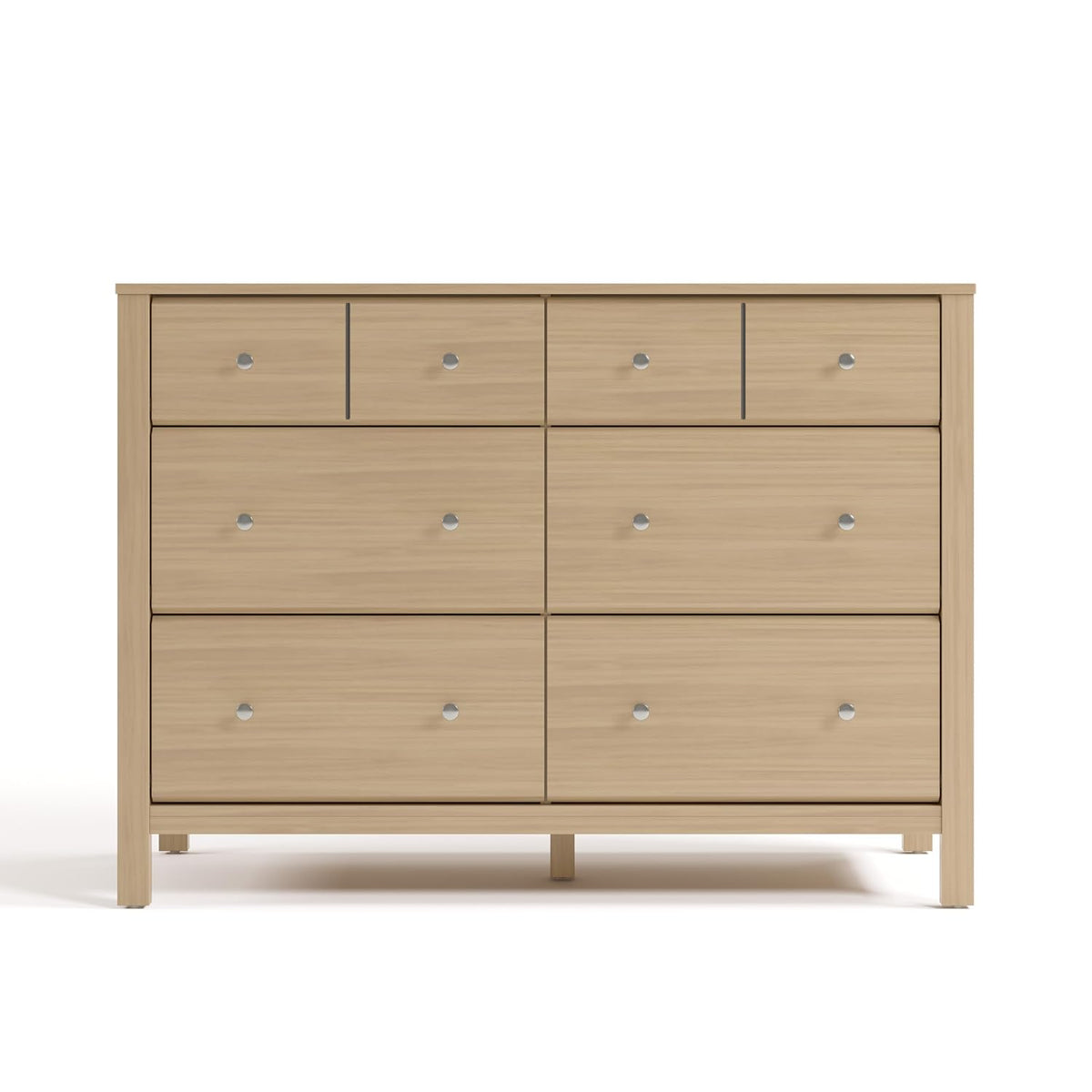 Storkcraft Horizon 6 Drawer Dresser, Driftwood