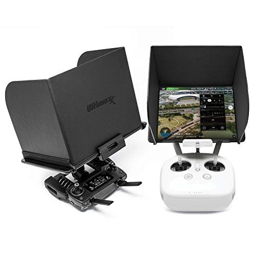 Ultimaxx Phone Monitor Sun Shade Cover Tablets Pad Hood for DJI Phantom 4/3, Mavic Pro, Inspire, OSMO, M600 Monitor Remote Controller (Small Tablet 8 Inch)