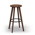 Greenington G0064BL Mimosa 30" Bar Height Stool, Black Walnut, (Set of 2)