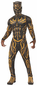 Rubie's Men's Deluxe Erik Killmonger Battle Suit Muscle Chest