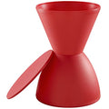 Modway Haste Stool in Red