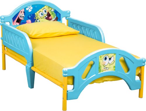 Delta Children Plastic Toddler Bed, Nickelodeon SpongeBob SquarePants