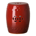 Emissary Home & Garden Garden Stool Red