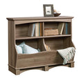 Sauder Harbor View Bin Bookcase, Salt Oak finish