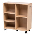 IRIS USA, Inc. WRS-2410 Rolling Shelf, Deep, Light Brown
