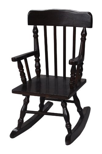 Gift Mark Child's Colonial Rocking Chair, Espresso