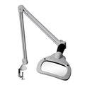 Luxo 18845LG Magnifier, 6.75x4.5In, LED, Gry, 1.88X Lighting, Gray