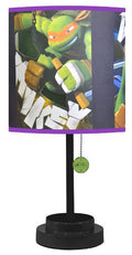 Nickelodeon TMNT Table Lamp with Die Cut Lamp Shade