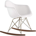 NyeKoncept Mid Century Rocker Chair, Milano White