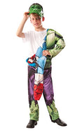 Marvel Avengers 2-In-1 Muscle Chest Hulk/Captain America Deluxe Costume, Small