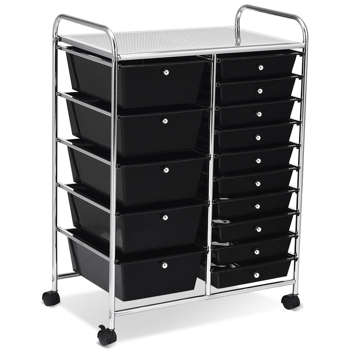 15 Drawers Rolling Storage Cart Organizer