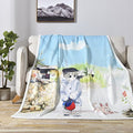 Subrtex Throw Twin Warm Digital Printing All Season Blanket for Bed or Couch Super Soft (Boy and Puppy, 50''x60