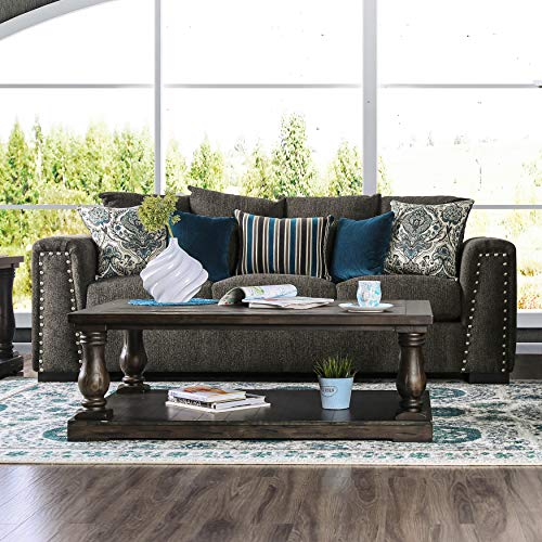 HOMES: Inside + Out Jewett Sofa, Brown
