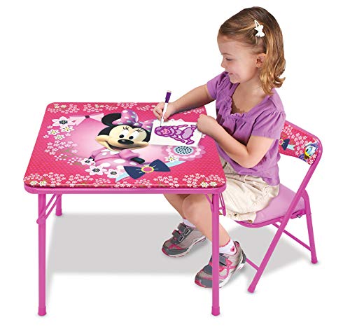 Minnie Mouse Blossoms & Bows Jr. Activity Table Set with 1 Chair