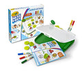 Crayola Color Wonder Mess Free Art Desk with Stamps, Kid Art Supplies, Travel Coloring Kit, Over 20 Pieces, Gift