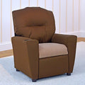 Kangaroo Trading Bison with Latte Kids Recliner