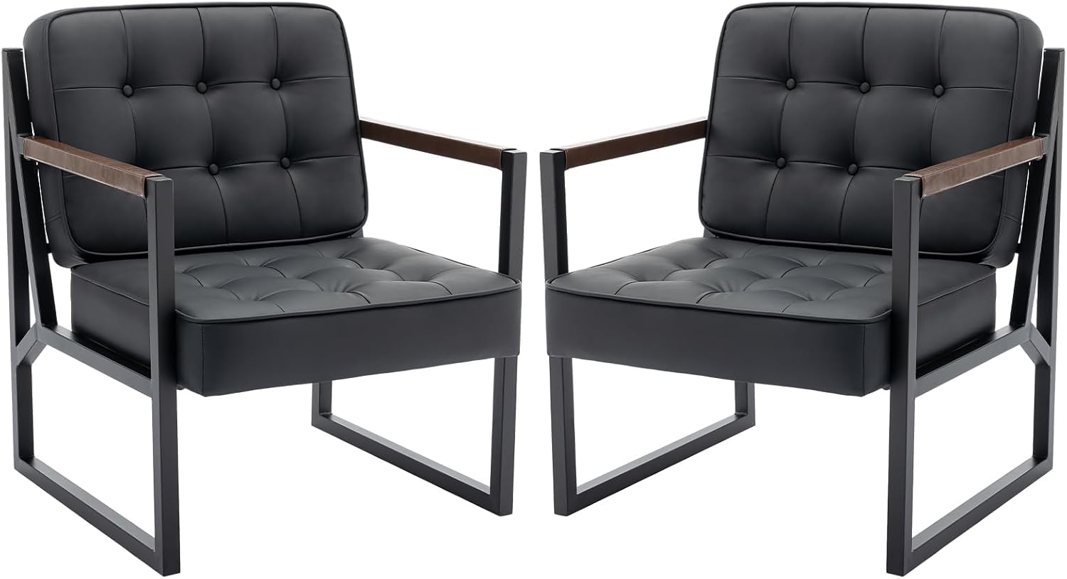 Pair studio shot — two identical chairs side by side on a plain white background.