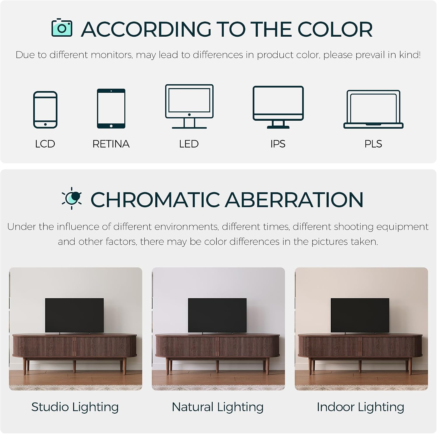 LINSY HOME 70" Fluted TV Stand for TVs up to 80 Inch, Mid Century Modern Entertainment Center with Storage Cabinet and Sliding Doors, Farmhouse Wood Media TV Console for Living Room, Bedroom, Walnut
