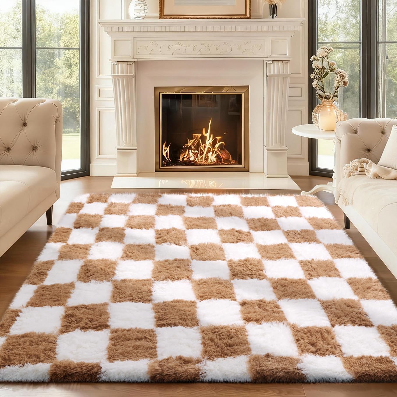 Ophanie Area Rugs for Bedroom Living Room