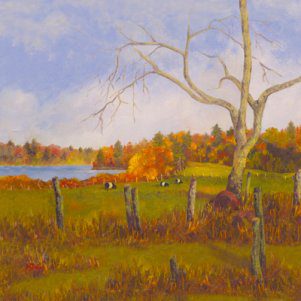 Just Grazing Outdoor Canvas Wall Art