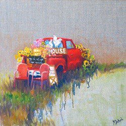 Sweet Tea Outdoor Canvas Wall Art
