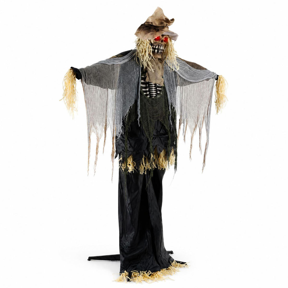 7.3 FT Halloween Animated Scarecrow Decoration