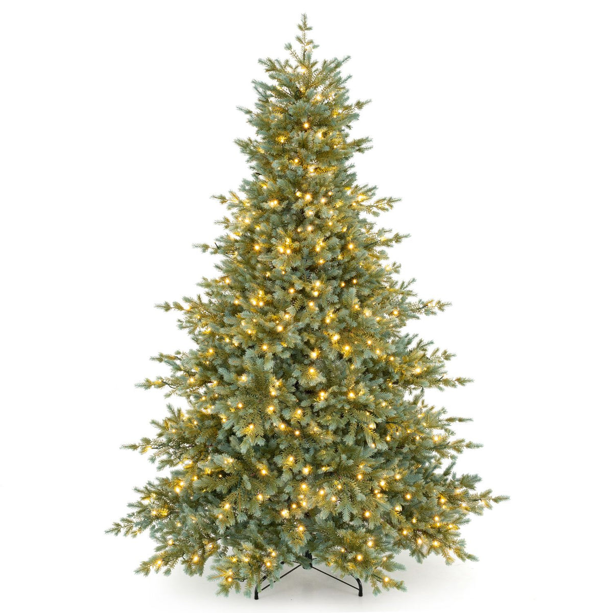 7 FT Pre-Lit Artificial Christmas Tree with 460 Warm White LED Lights