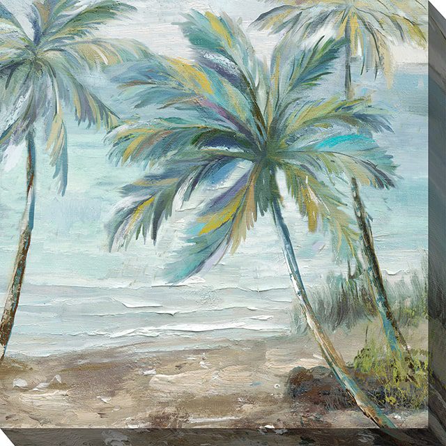 Coastal Palm No2 Outdoor Canvas Wall Art