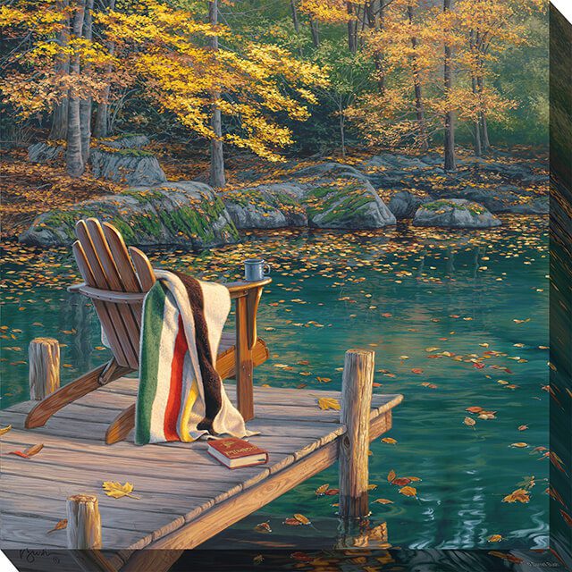 Alone Time Outdoor Canvas Wall Art