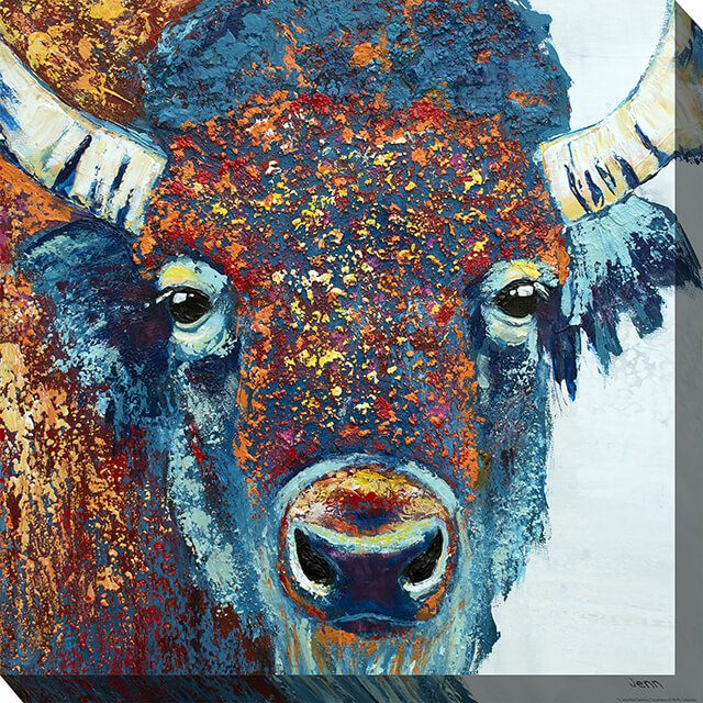 Brave Face Outdoor Canvas Wall Art