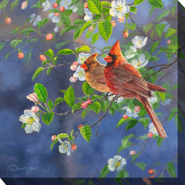 Spring Arrives Outdoor Canvas Wall Art