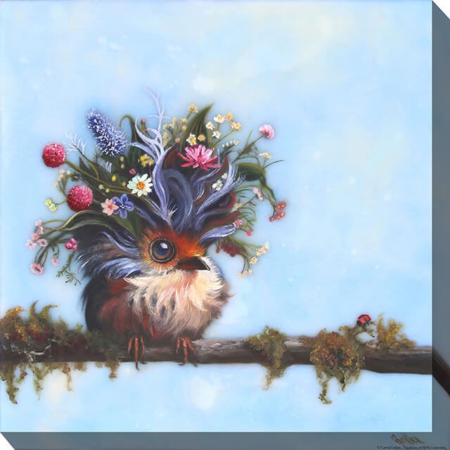 Cutie Pie Outdoor Canvas Wall Art