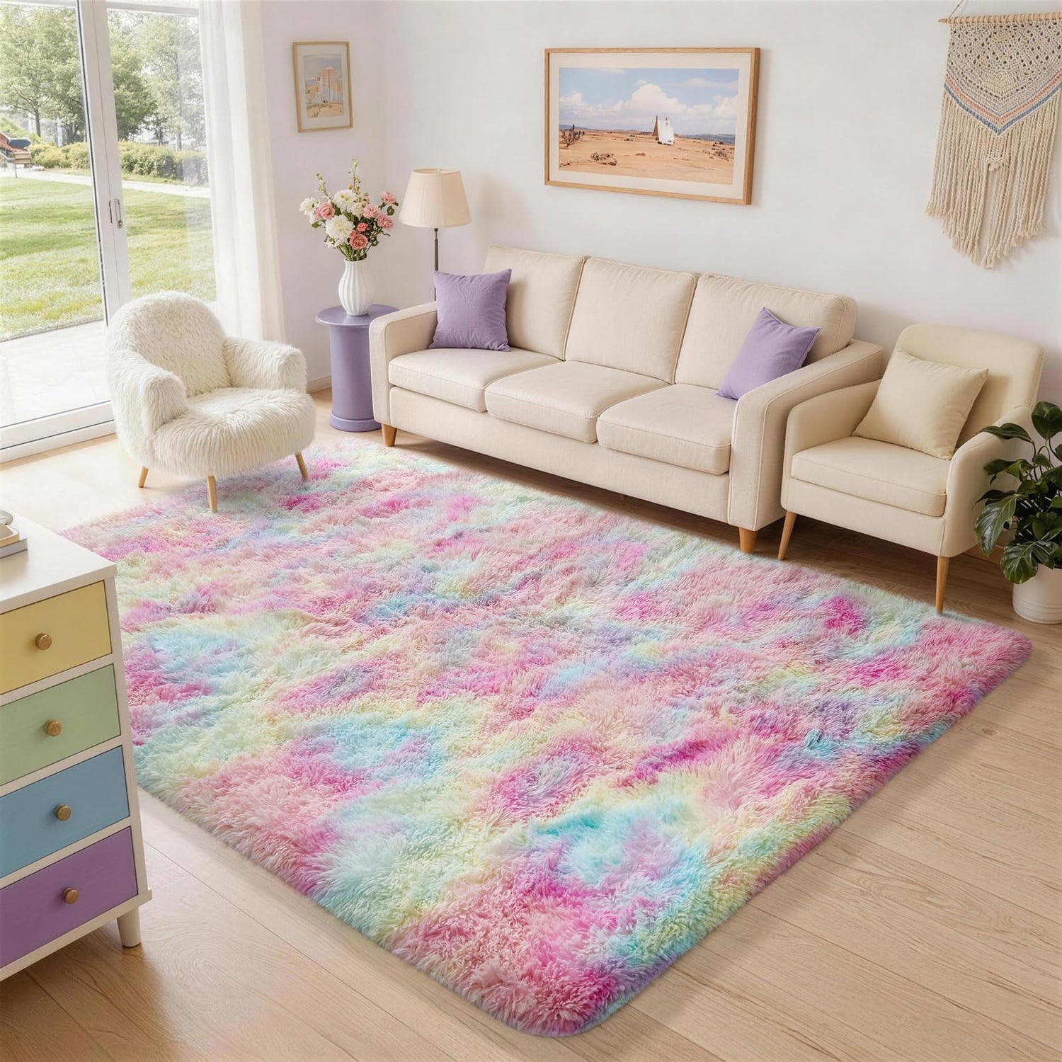 Ophanie Area Rugs for Bedroom Living Room