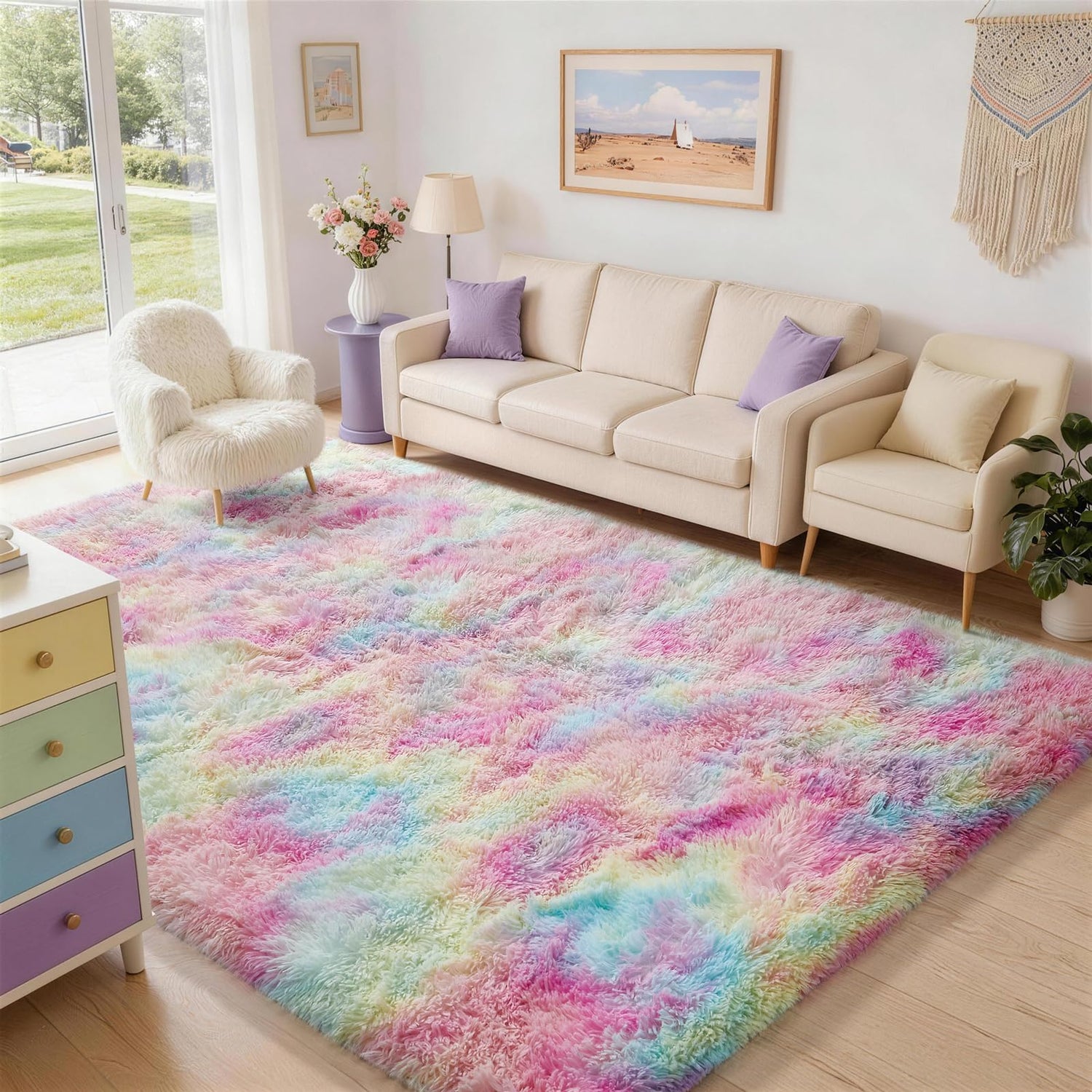 Ophanie Area Rugs for Bedroom Living Room